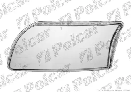 Стекло фары POLCAR 9080121E