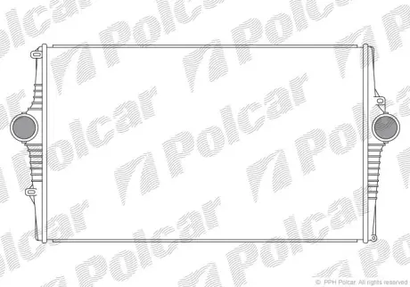 Радиаторы воздуха (Интеркулеры) POLCAR 9080J8-1