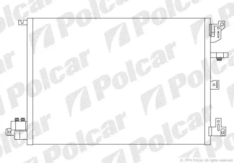 Радиаторы кондиционера POLCAR 9090K8C2