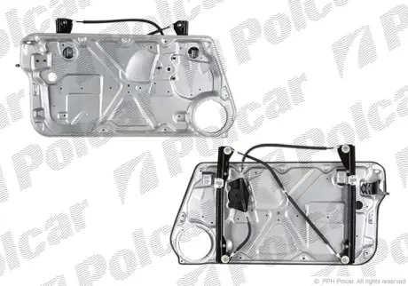 Стеклоподъемник электрический без электромотора POLCAR 9501PSG2