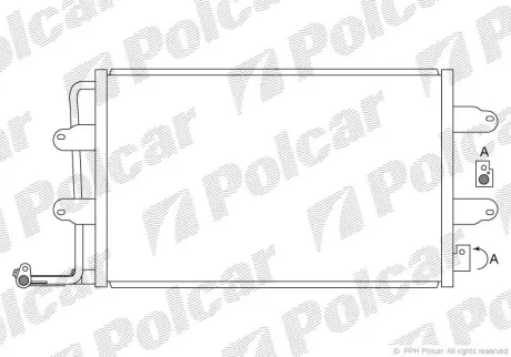 Радиаторы кондиционера POLCAR 9502K8C1