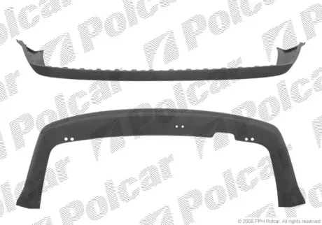 Спойлер бампера заднего POLCAR 951299