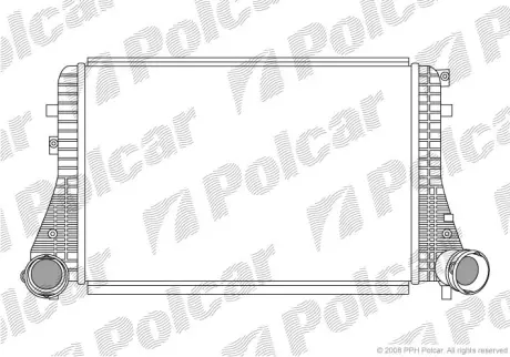 Радиаторы воздуха (Интеркулеры) POLCAR 9513J81X