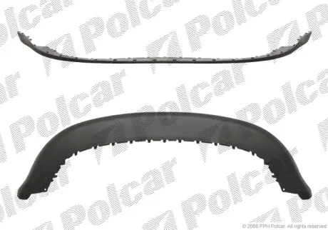 Спойлер бампера переднього Volkswagen GOLF V PLUS, 2005- POLCAR 951525
