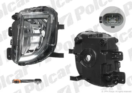 Фара противотуманная передняя POLCAR 9518302E