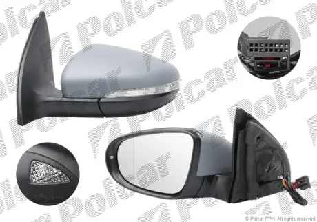 Зеркало внешнее POLCAR 9518517E