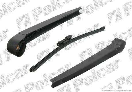 Щітка склоочисника задн. з привідним важелем Flat 280mm VW Golf VI 08-13 POLCAR 9518RWT1