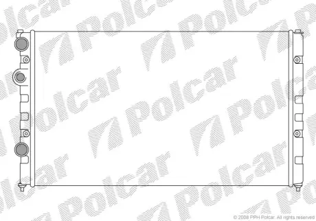 Радиаторы охлаждения POLCAR 952408-8