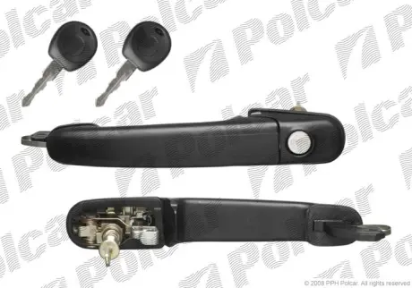 Ручка дверей передн. (з замком) Л/П VW Polo 1.0-1.9 94-01 POLCAR 9524Z-41