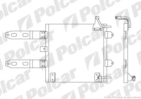 Радиаторы кондиционера POLCAR 9525K8C1