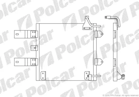 Радиаторы кондиционера POLCAR 9525K8C2