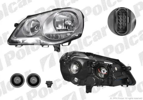 Фара основная POLCAR 952709-E