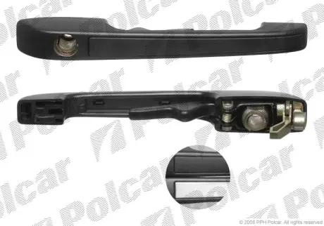 Ручка дверей передня прав. VW Golf/Passat 83-88 POLCAR 9534Z-50