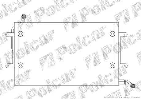 Радиаторы кондиционера POLCAR 9538K8C1