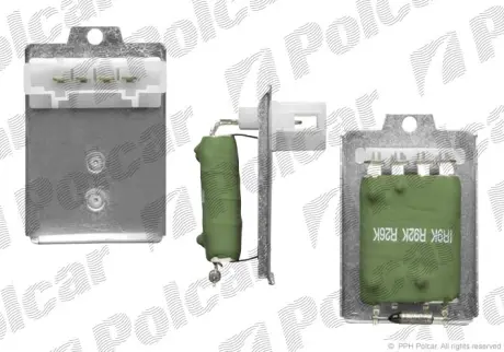 Реостат опалювача салону (пічки) VW T-4 (+AC) POLCAR 9538KST-2
