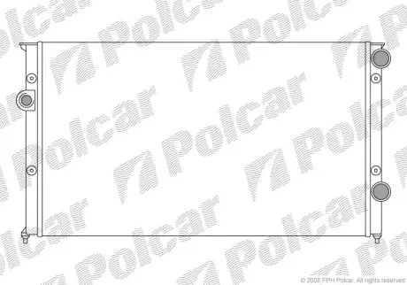Радиаторы охлаждения POLCAR 954608A7