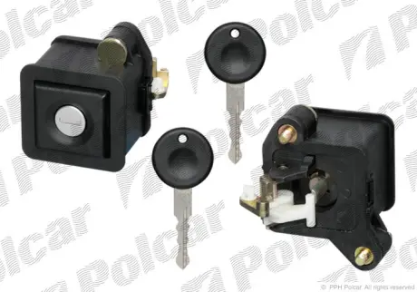 Замок кришки багажника (з ключами) VW Passat 1.6-2.8 88-97 POLCAR 9546Z-15