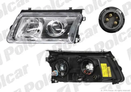 Фара основная POLCAR 9548092E