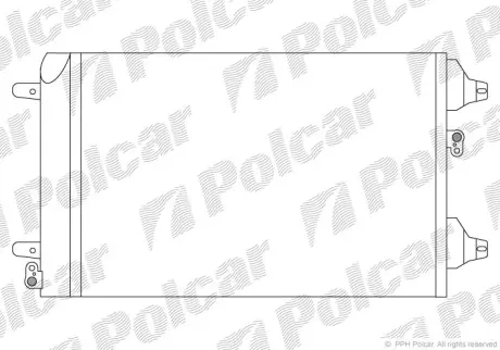 Радиаторы кондиционера POLCAR 9550K8C1