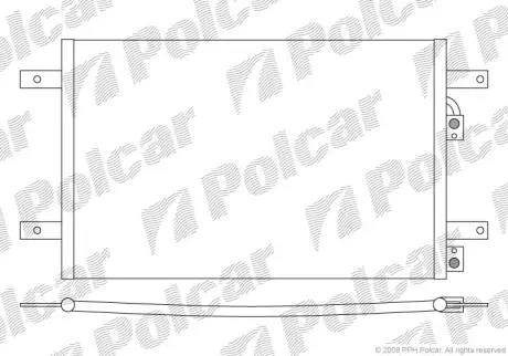 Радиаторы кондиционера POLCAR 9550K8C2