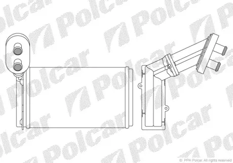 Радиаторы обогрева POLCAR 9550N8-1