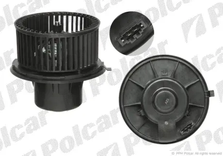 Вентилятор салону Ford Galaxy Seat Alhambra VW Sharan 1.8-2.8 03.95-03.10 POLCAR 9550NU-3