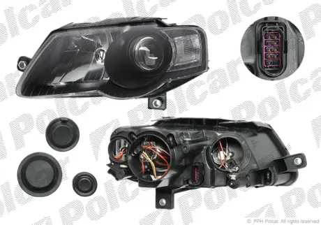 Фара основная POLCAR 9555104E
