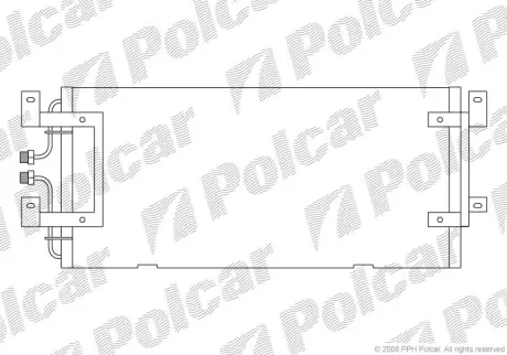 Радиаторы кондиционера POLCAR 9566K8C1