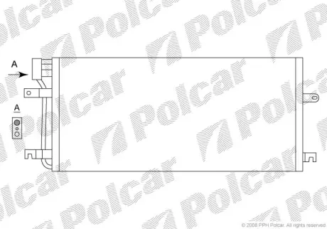 Радиаторы кондиционера POLCAR 9566K8C2