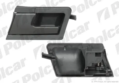 Ручка дверей перед.ліва внутрішня (чорна) VW T4 POLCAR 9567ZW41B