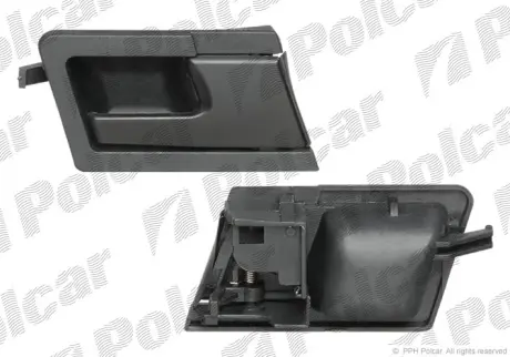 Ручка дверей перед.права внутрішня (чорна) VW T4 POLCAR 9567ZW42B