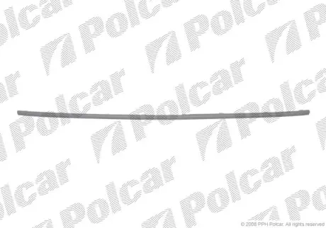 Молдинг бампера серединна Volkswagen MULTIVAN (T5), 2004- POLCAR 956807-9