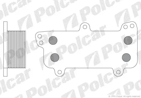 Радиаторы масла POLCAR 9568L8-1