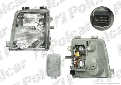 Фара основная POLCAR 9571091E