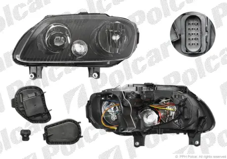 Фара основная POLCAR 9575092E