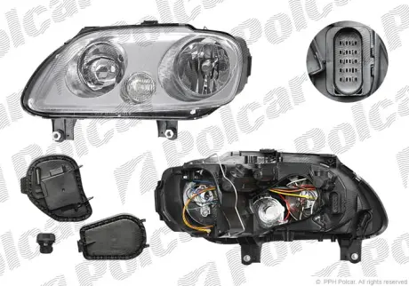 Фара основная POLCAR 9575093E