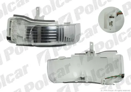 Боковой указатель поворота в зеркале POLCAR 9578206R