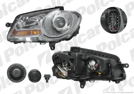 Фара основная POLCAR 957910-E