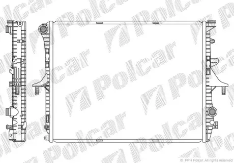 Радиаторы охлаждения POLCAR 958008-3