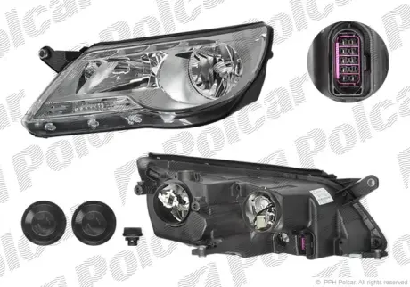 Фара основная POLCAR 958510-H