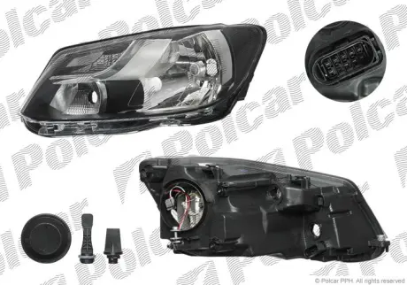 Фара основная POLCAR 95U109-H