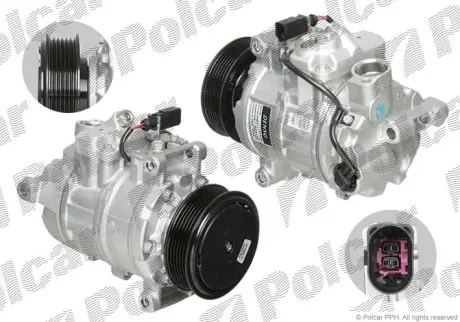 Компрессор кондиционера POLCAR DCP02037