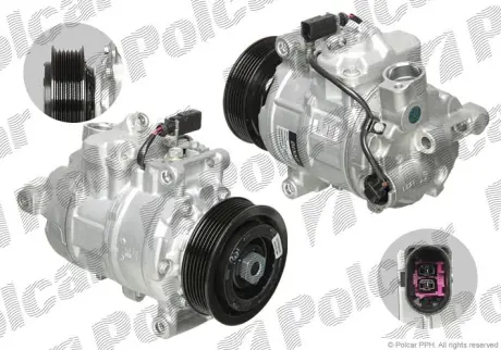 Компрессор кондиционера POLCAR DCP02044