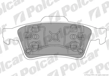 Тормозные колодки POLCAR S70-2025