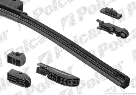 Щетка стеклоочистителя плоская POLCAR W1F550L