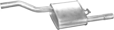 Глушник Ford Focus 1.6i-16V 08/99-09/04, 2.0i-16V 11/98-09/04 kombi алюмінізована сталь POLMOSTROW 0829