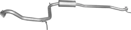 Глушник, алюм. сталь, середн. част. Honda Civic 1.8i 16V (09.43) Polmostrow POLMOSTROW 0943