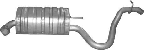 Глушник, алюм. сталь, задн. част. Hyundai i30 1.6 CRDi Turbo Diesel (10.78) Polmostrow POLMOSTROW 1078