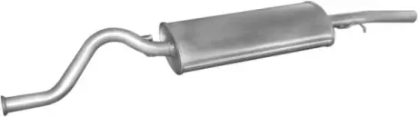 Глушник основний ВАЗ 2170 (2110 післе 2006г.) алюмінієвий POLMOSTROW 11.38