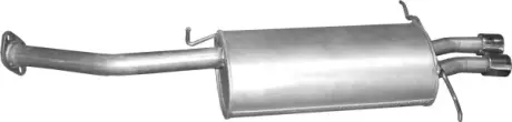 Глушник Мазда МХ6 (Mazda MX6) 91-96 2.5 Polmostrow POLMOSTROW 12.06